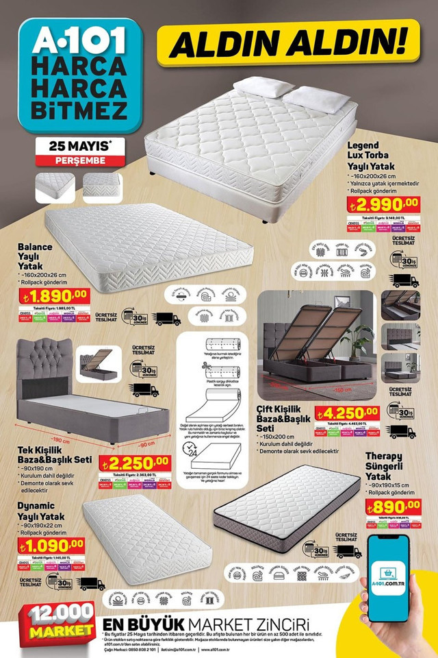 Bu perşembe A101'de yok yok! 15 sayfalık aktüel indirimli ürünler yayınlandı: Tekne, moped, kamp malzemeleri satışta! - Resim: 5