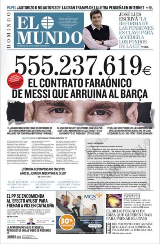 Messi'nin neden ağladığı ortaya çıktı Barcelona'yı batıran sözleşme! 4 yılda 555 milyon euro - Resim: 0