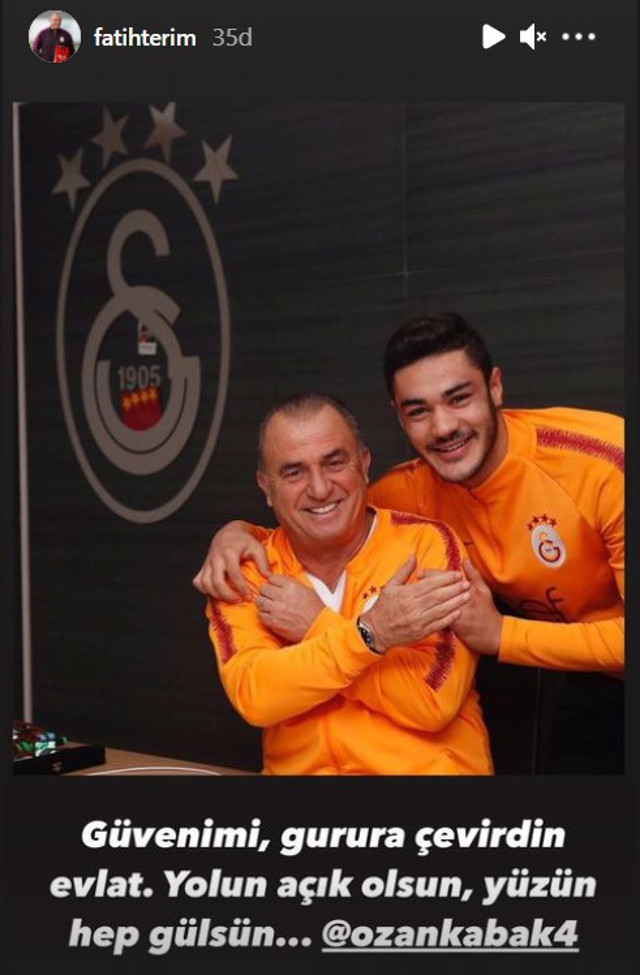 Fatih Terim'den Ozan Kabak paylaşımı - Resim: 0