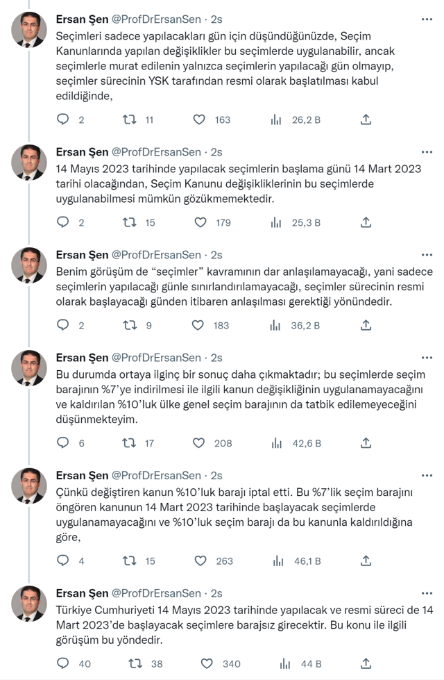 Ersan Şen bombayı patlattı! 14 Mayıs'taki seçimde baraj olmayacak! Erdoğan yeniden aday olabilecek mi? - Resim: 2