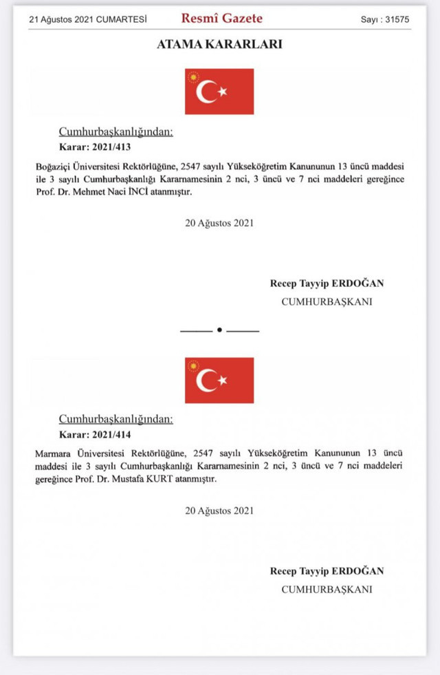 Boğaziçi rektörlüğüne Mehmet Naci İnci atandı - Resim: 0