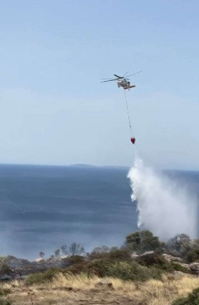 Sıcaklar bastırdı yangınlar başladı! Bodrum'da panik - Resim: 0