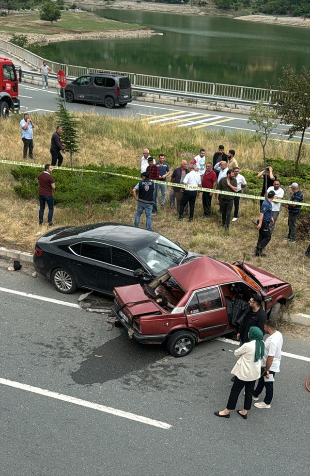 Gümüşhane'de korkunç kaza! Otomobil yaşlı çifte mezar oldu - Resim: 0