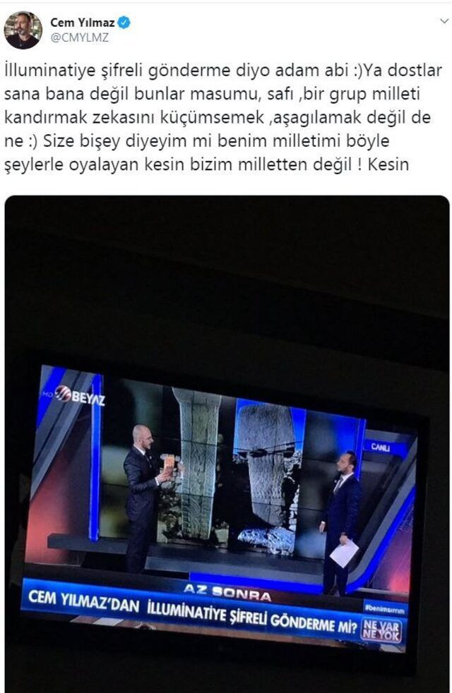 Cem Yılmaz Beyaz TV'ye sahte hesaplara kızdı topu Athena Gökhan'a attı - Resim: 2