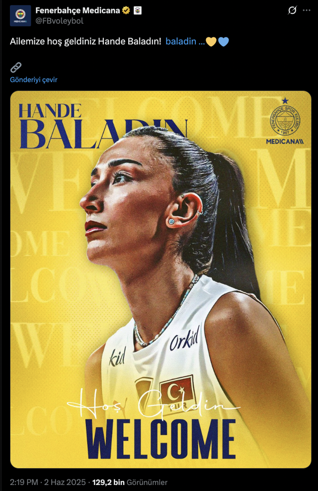 Hande Baladın, Fenerbahçe'de! Resmi açıklama geldi - Resim: 0