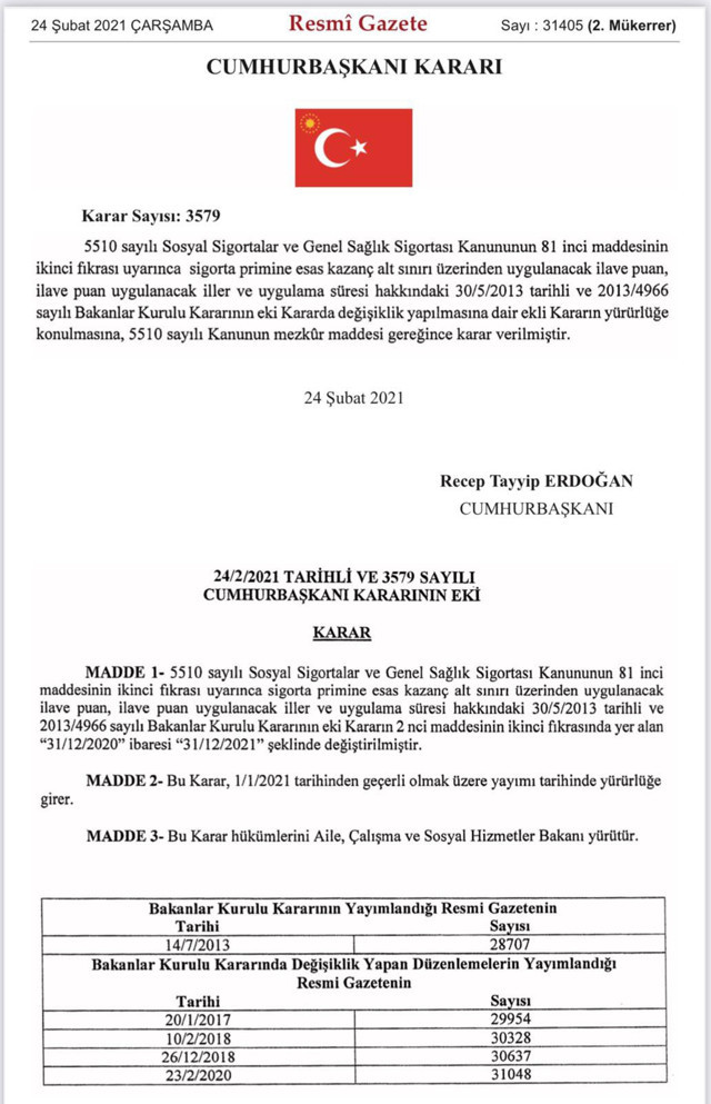 Sigorta prim teşviki 31 Aralık 2021'e kadar uzatıldı - Resim: 0