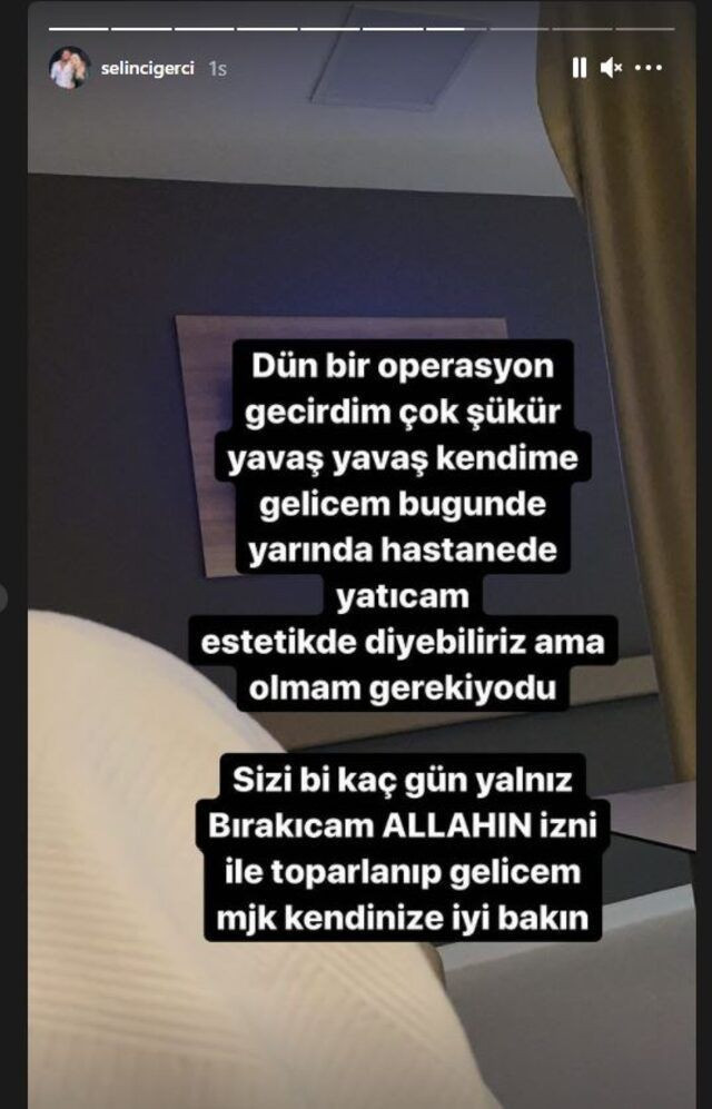 Selin Ciğerci hastaneden paylaştı 'Estetik yaptırdım diyebiliriz ama olmalıydım' - Resim: 2