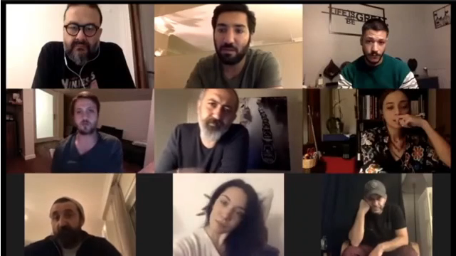 Aras Bulut İynemli soruları yanıtladı Show Tv dizisi Çukur'un oyuncuları canlı yayın yaptı - Resim: 3