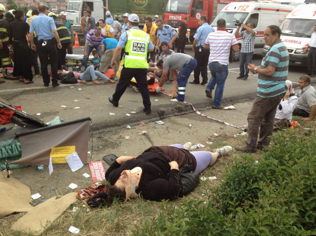 TEM otoyolunda dehşet görüntüler! - Resim: 2