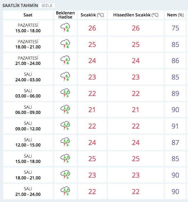 Saatlik hava durumu İstanbul ve 20 ili vuracak dikkat! - Resim: 4