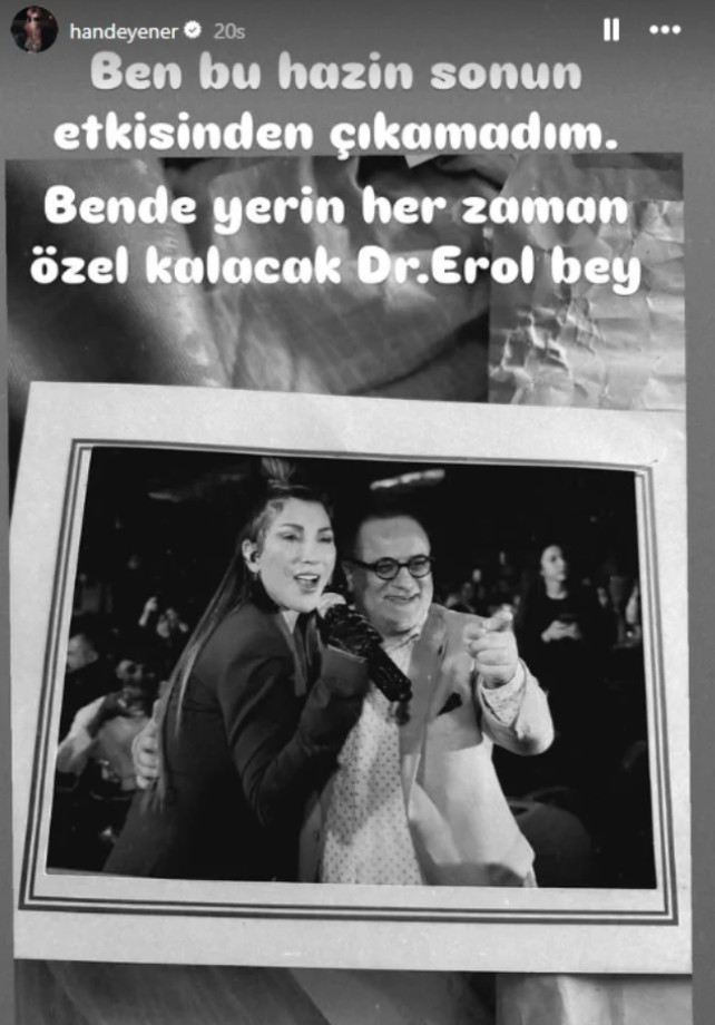 Hande Yener'den çok özel paylaşım! Erol Köse'nin ölümünü atlatamadı... - Resim: 3