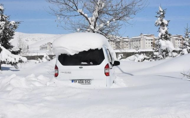 İlkbahar'da birçok il beyaza büründü, yollar ulaşıma kapandı - Resim: 1