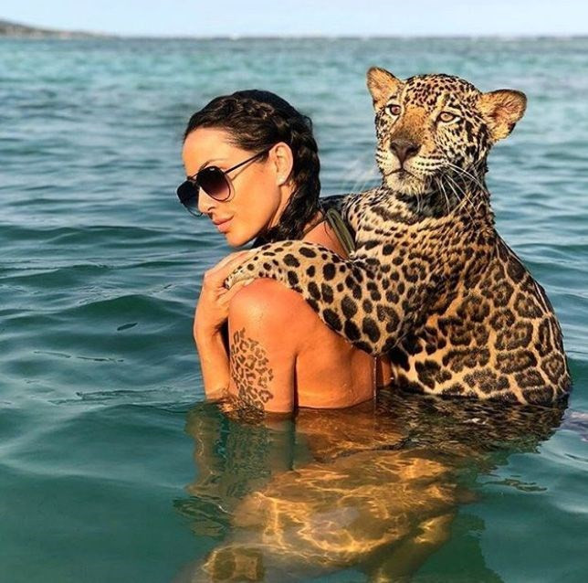 Cesaretin böylesi tehlikeli jaguarlarla yüzüp fotoğraflar çekiliyorlar - Resim: 3