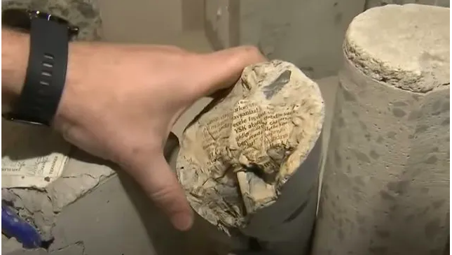 Binanın betonundan öyle şeyler çıktı ki! İçinde nazar boncuğu bile var gören yuh çekti - Resim: 4