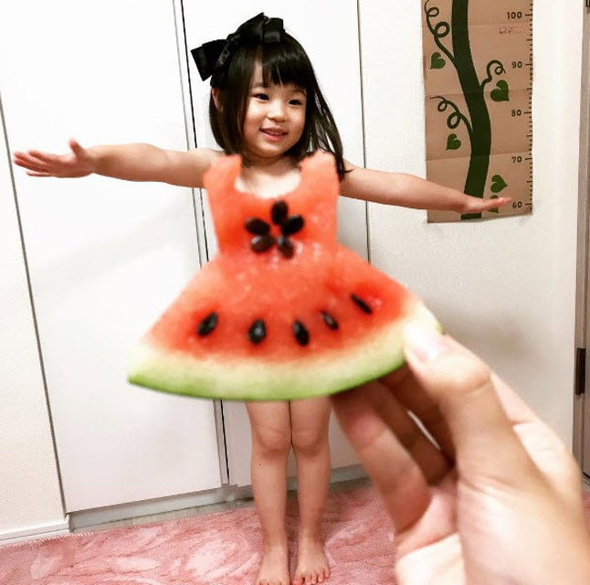 Sosyal medyada karpuz kıyafeti çılgınlığı hızla artıyor! - Resim: 3