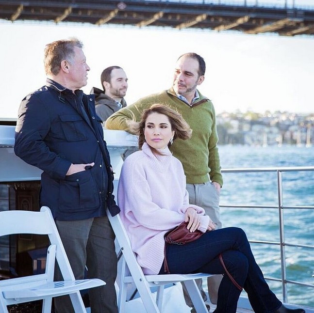 Ürdün Kralı Abdullah'ı eşi Kraliçe Rania solladı! Sıradan bir kızken... - Resim: 4