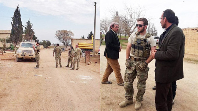 Bomba görüntüler! ABD askeri teröristlerle omuz omuza TSK'yı dikizliyor! - Resim: 2
