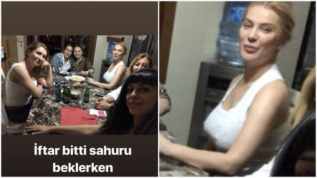 Songül Karlı sütyensiz sahur pozu paylaştı olay oldu! - Resim: 3