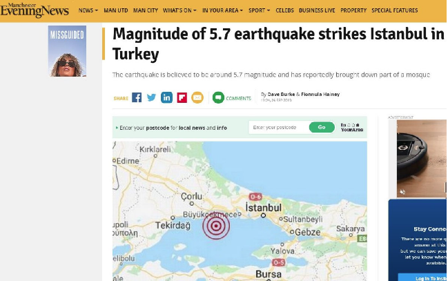 İstanbul şiddetli sarsıldı! Dünya basını merakla takip etti - Resim: 4