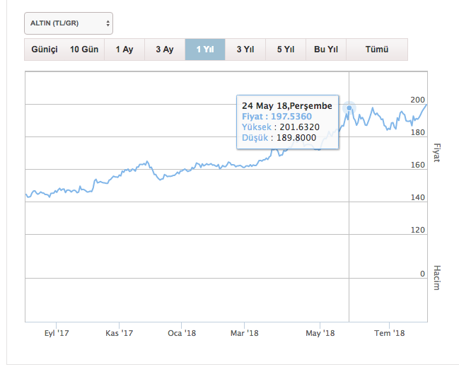 Altın rekor seviyede 10 ayda ne kadar kazandırdı grafikli anlatım - Resim: 4