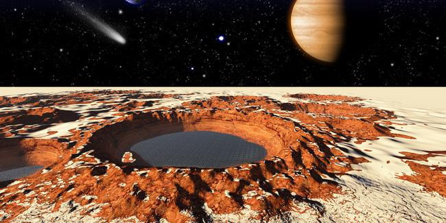 Kızıl Gezegen’de göl bulundu - Resim: 4