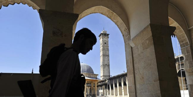 Tarihi Emevi camisi tanınmaz halde - Resim: 1