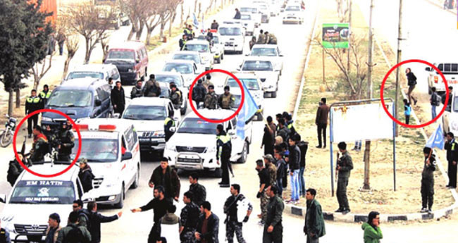 ABD askeri korudu, Esed izin verdi bin 500 terörist Afrin'e girdi! - Resim: 3