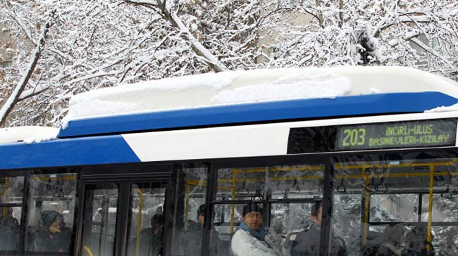 Başkent sabaha beyaz örtüyle uyandı - Resim: 3