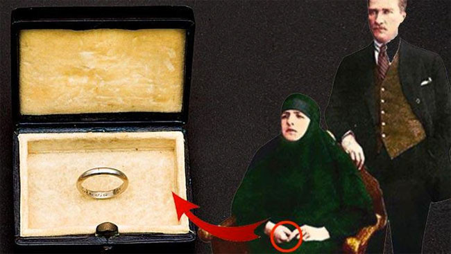 İşte Atatürk'ün Latife Hanım'a taktığı nikah yüzüğü! İlk kez ortaya çıktı - Resim: 2