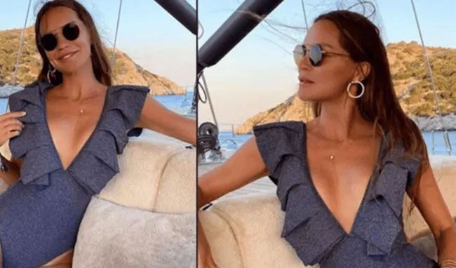 Tatil pozları olay olan Ebru Şallı konuştu! "Ölmemi istiyorlar" - Resim: 1