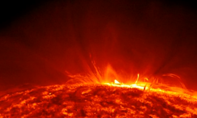 Ateş yağmurunun büyüleyici görüntüsü - Resim: 4