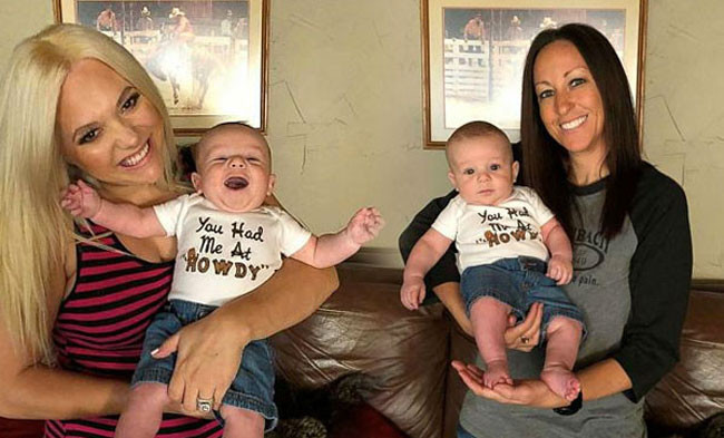 Eşcinsel çift aynı çocuğa beraber hamile kaldı! Dünyada bir ilk - Resim: 1