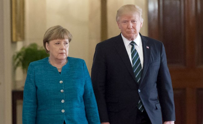 Merkel'in zor anları Trump tweet atmak zorunda kaldı! - Resim: 2