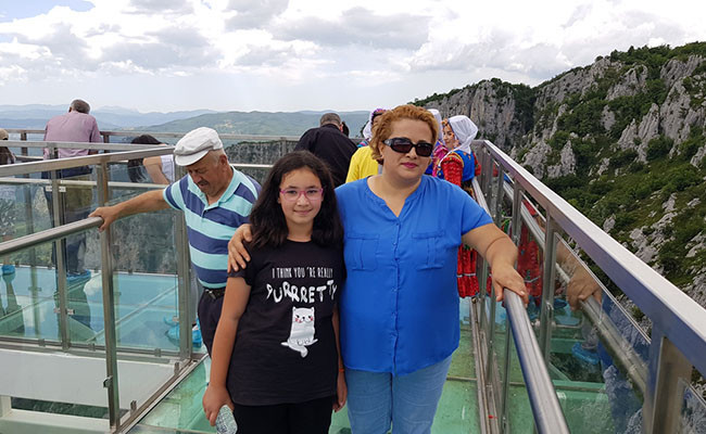 Çatak Kanyonu'nun 450 metrelik cam terasında bayram yoğunluğu - Resim: 2