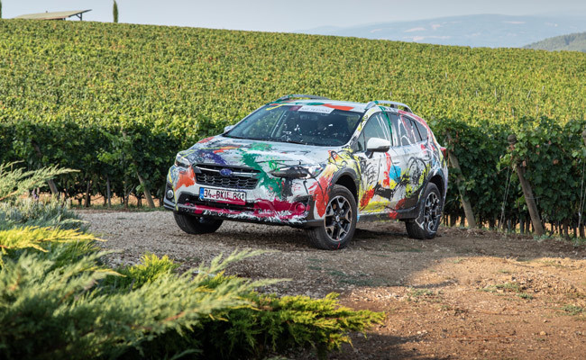 Sanat eserine dönüşen Subarı XV modeli festivale damga vurdu - Resim: 3