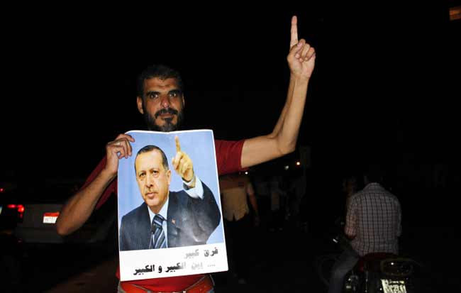 Kahire'de Erdoğan posteri! - Resim: 1