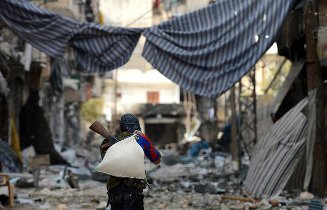 Suriye'den korkunç savaş görüntüleri - Resim: 1