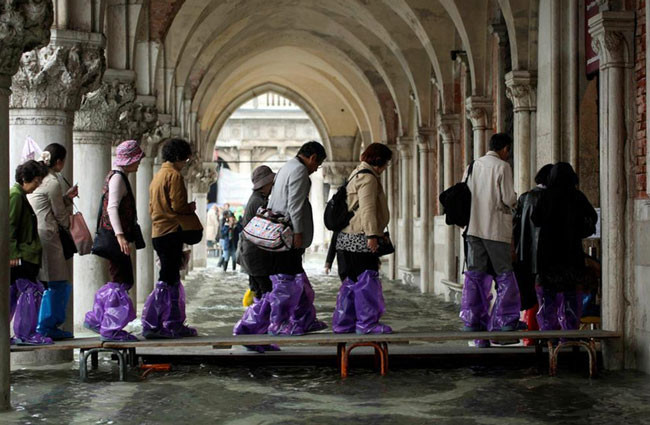 Venedik sular altında kaldı - Resim: 4