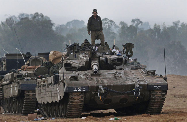 Gazze sınırında bu fotoğraflar çekildi - Resim: 1