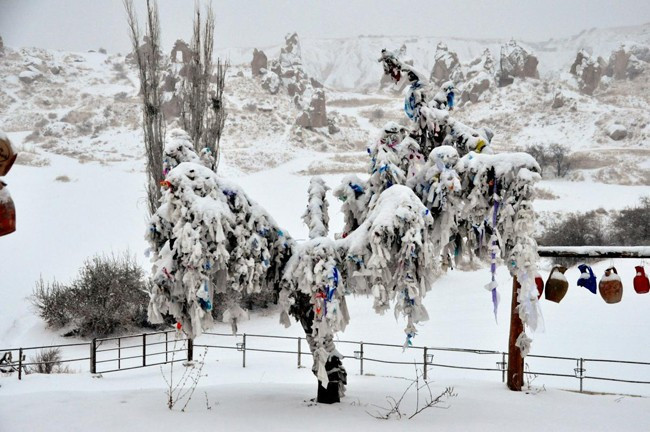 Peribacaları beyaza büründü - Resim: 3