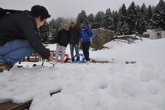 Yılın ilk karı yağdı - Resim: 2