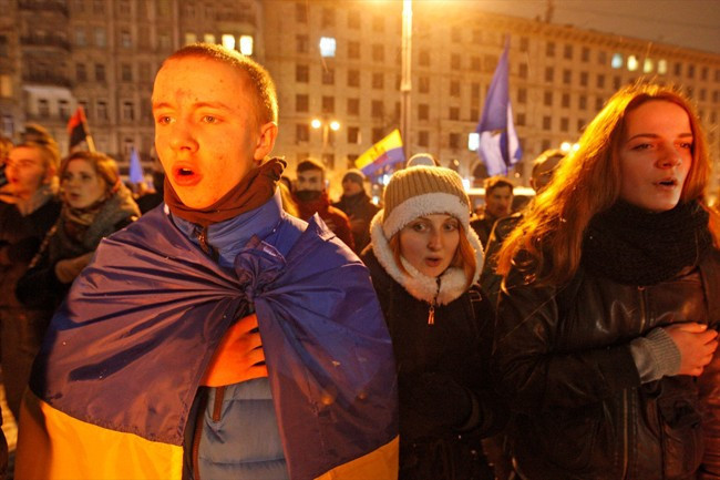 Ukrayna'da siyasi baskı protesto edildi - Resim: 4