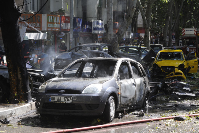 Kızılay'daki patlamadan ilk görüntüler - Resim: 1