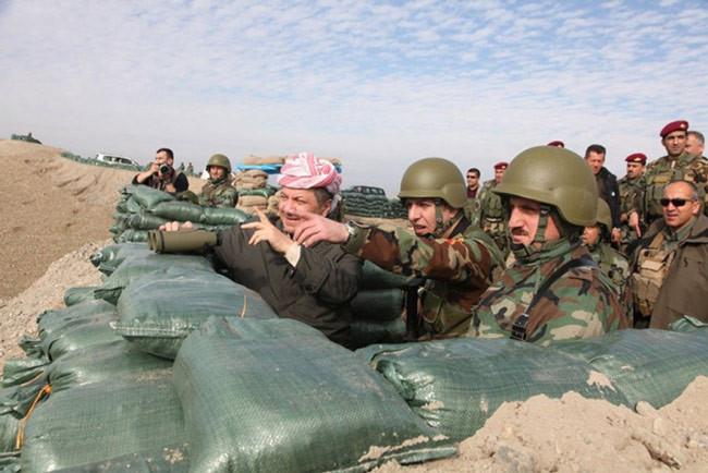 Kerkük sınırındaki Peşmerge askeri - Resim: 2