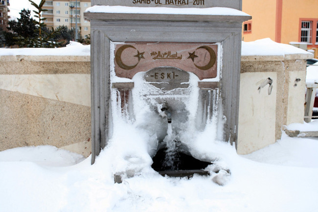 Erzurum -32 dereceyi gördü - Resim: 4