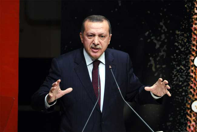 Erdoğan konuşurken şekilden şekile girdi - Resim: 1