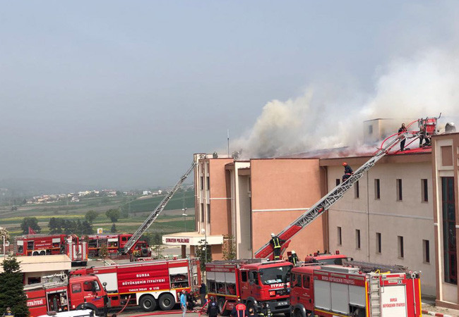 Bursa'da hastane yangını! - Resim: 1