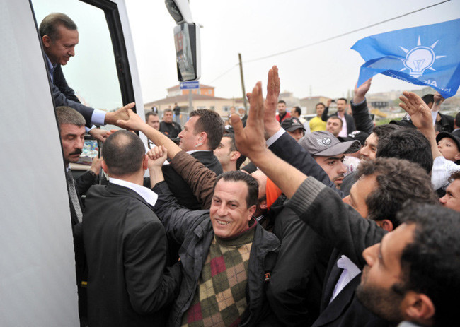 Erdoğan'ı neşelendiren pankart - Resim: 1