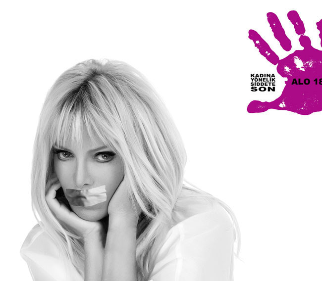 Ünlüler kadına şiddeti böyle kınadı - Resim: 1