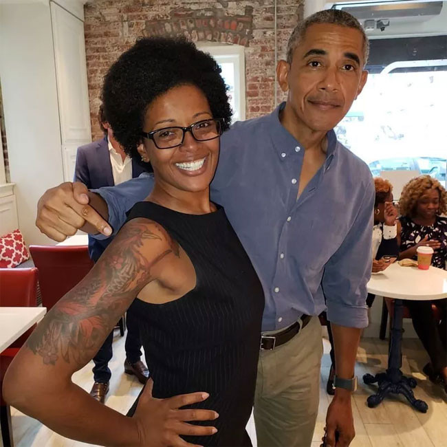 Obama ve Biden'dan gazilerin işlettiği kafeye sürpriz baskın - Resim: 4